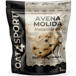 OAT4SPORT – Avena integral molida 1kg sabor Deliciosas cookies