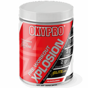 Pre Workout XPLOSION (con Creapure® y Cluster Dextrin®) RASPBERRY LEMONADE – 500gr